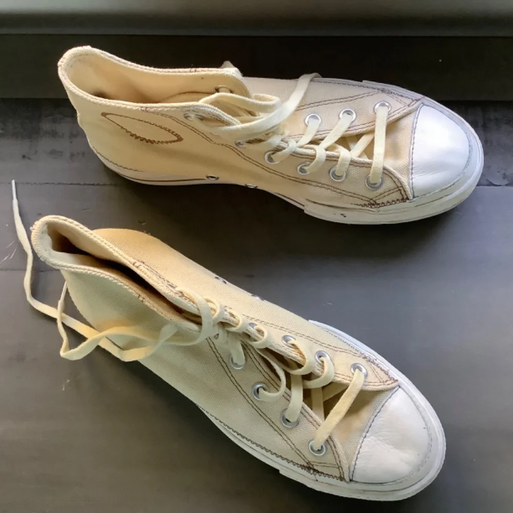 Pre-owned Converse AllStar Chuck Taylor Women’s Lift High Top Sneakers size 8 - Picture 2 of 9